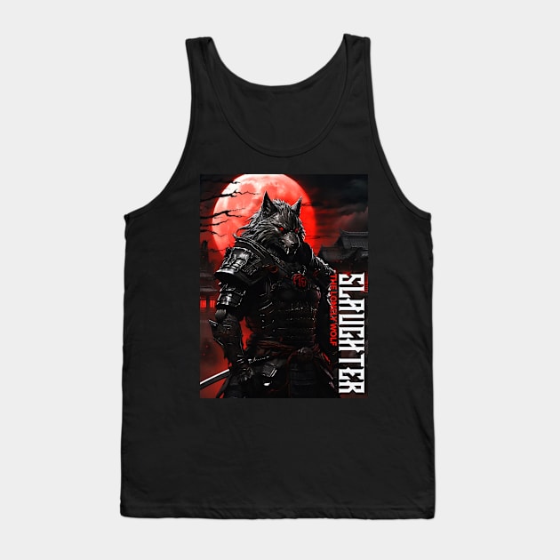 Slaughter The Lonely Wolf Tank Top by UB design